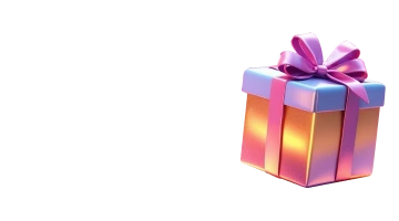 A gift box with a pink ribbon and bow, symbolizing the Birthday Bonus promotion at Irwin Gambling Platform, available for players celebrating their birthday.